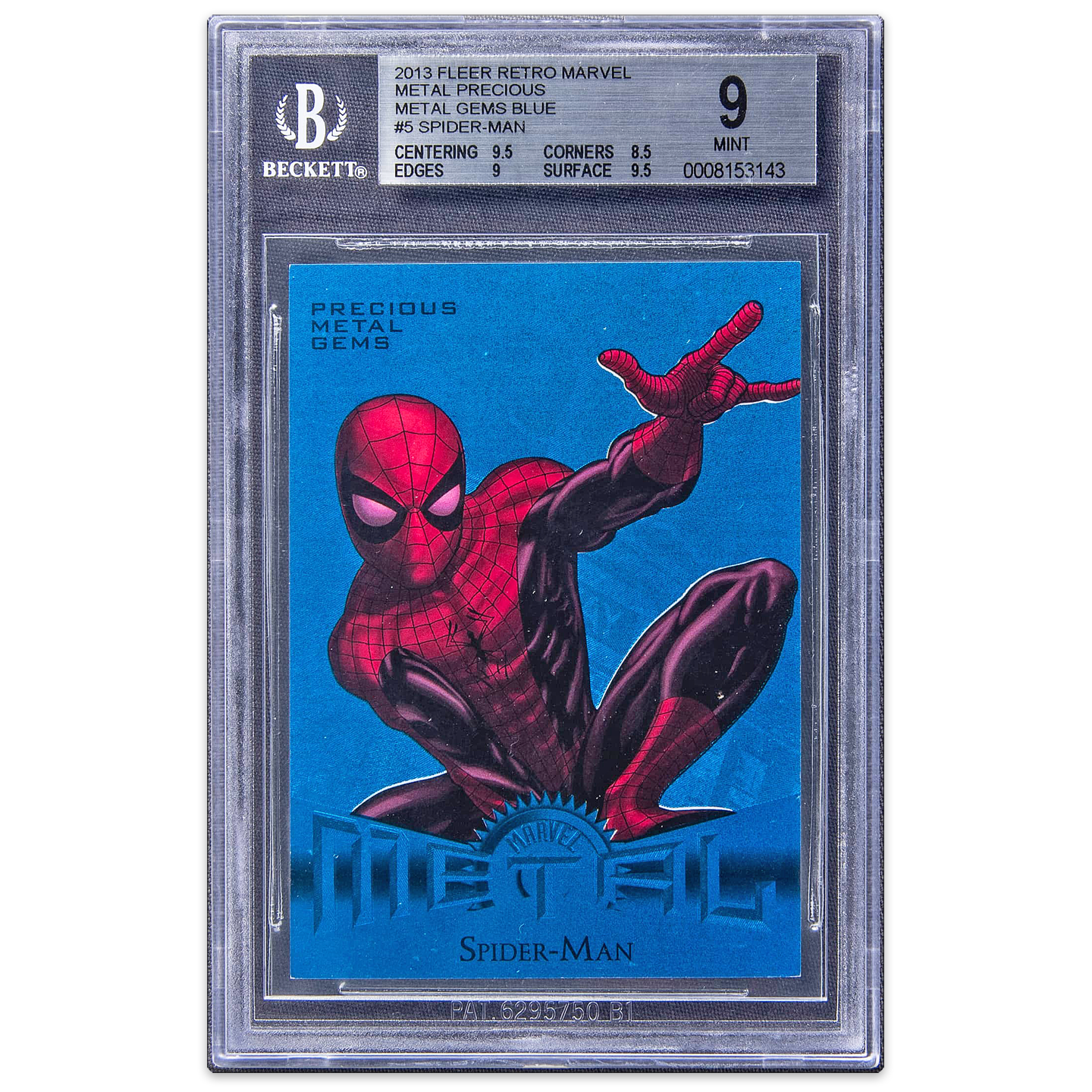https://gradexmedia.com/wp-content/uploads/2026/01/2013-FleerRetro-Marvel-Metal-PMG-Blue-Spider-Man-BGS9.png